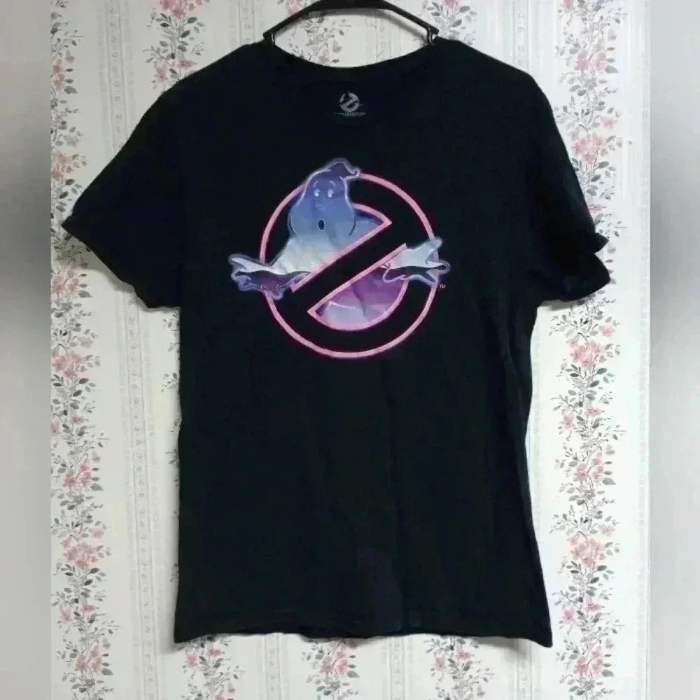 Mad Engine x Ghostbusters Movie Sz M Black T-Shirt Tee Film Hollywood